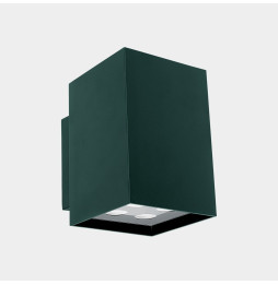 LedsC4 - Aplique IP65 AFRODITA Power LED 10.5W blanco neutro 4000K ON-OFF verde abeto 1136lm