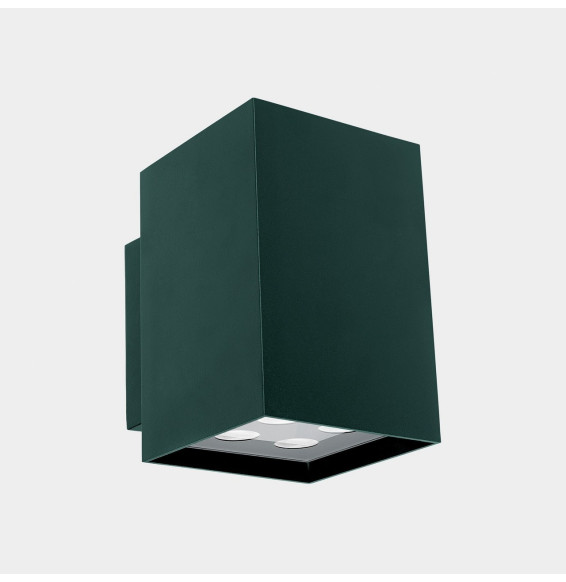 LedsC4 - Aplique IP65 AFRODITA Power LED 10.5W blanco neutro 4000K ON-OFF verde abeto 1136lm