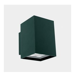 LedsC4 - Aplique IP55 AFRODITA Power LED 17.4W blanco cálido 3000K ON-OFF verde abeto 1324lm