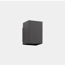 LedsC4 - Aplique IP55 AFRODITA Power LED 17.4W blanco neutro 4000K ON-OFF gris 1390lm