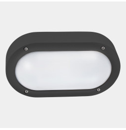LedsC4 - Aplique IP66 BASIC LED 6.7W SW 2700-3200-4000K ON-OFF gris urbano 721lm