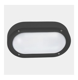 LedsC4 - Aplique IP66 BASIC LED 6.7W SW 2700-3200-4000K ON-OFF gris urbano 721lm