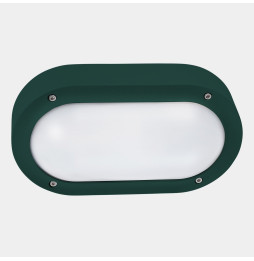 LedsC4 - Aplique IP66 BASIC E27 15W verde abeto