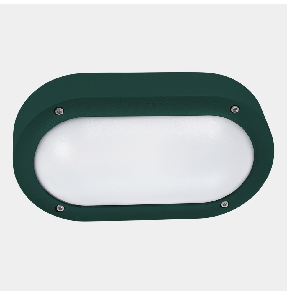 LedsC4 - Aplique IP66 BASIC E27 15W verde abeto LedsC4 - Aplique IP66 BASIC E27 15W verde abeto