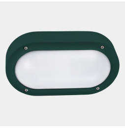LedsC4 - Aplique IP66 BASIC E27 15W verde abeto