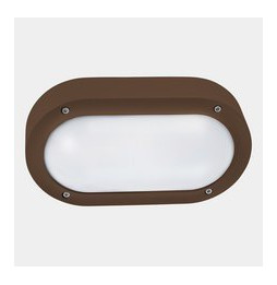 LedsC4 - Aplique IP66 BASIC E27 15W marrón