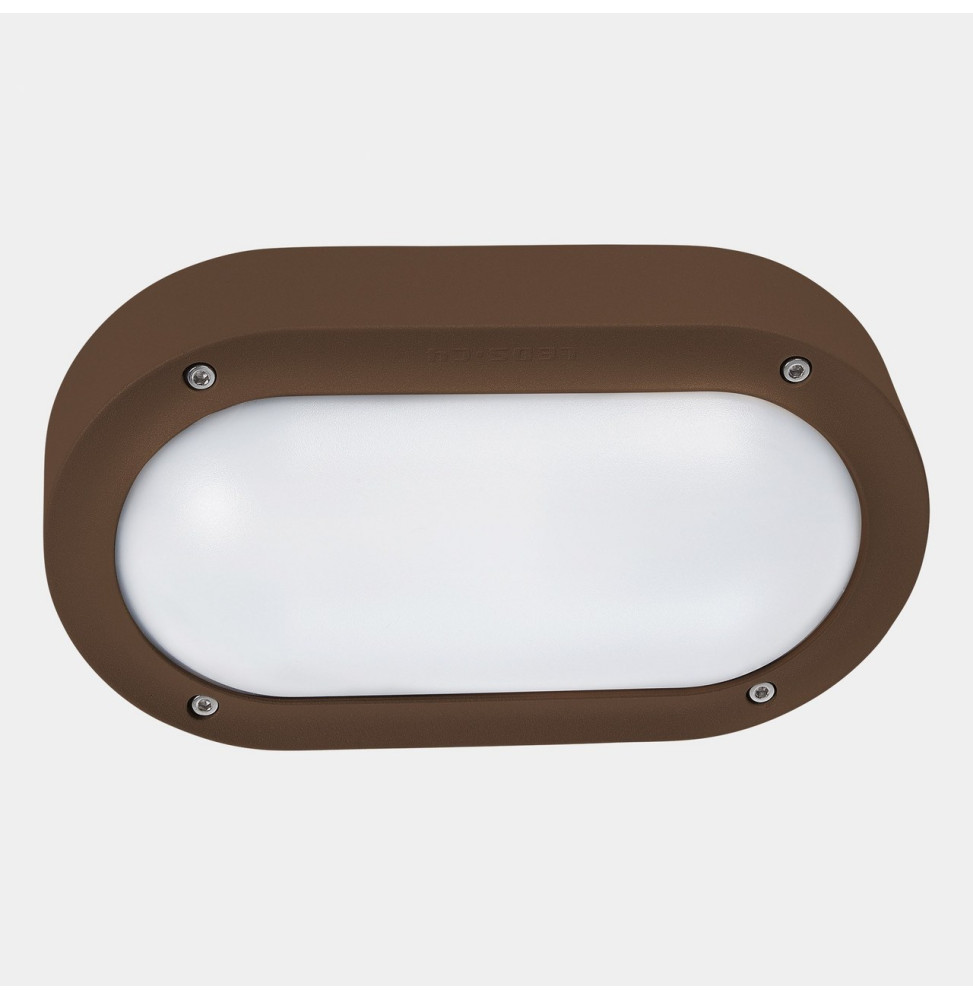 LedsC4 - Aplique IP66 BASIC LED 6.7W SW 2700-3200-4000K ON-OFF marrón 674lm LedsC4 - Aplique IP66 BASIC LED 6.7W SW 2700-3200-4000K ON-OFF marrón 674lm