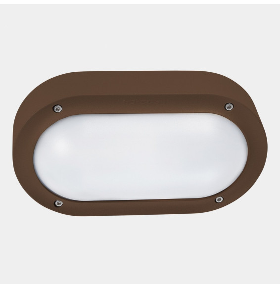 LedsC4 - Aplique IP66 BASIC LED 6.7W SW 2700-3200-4000K ON-OFF marrón 674lm
