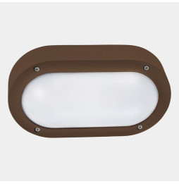LedsC4 - Aplique IP66 BASIC LED 6.7W SW 2700-3200-4000K ON-OFF marrón 674lm