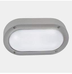 LedsC4 - Aplique IP66 BASIC LED 6.7W SW 2700-3200-4000K ON-OFF gris 674lm