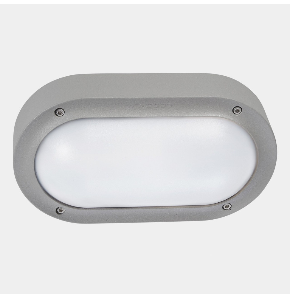 LedsC4 - Aplique IP66 BASIC LED 6.7W SW 2700-3200-4000K ON-OFF gris 674lm LedsC4 - Aplique IP66 BASIC LED 6.7W SW 2700-3200-4000K ON-OFF gris 674lm