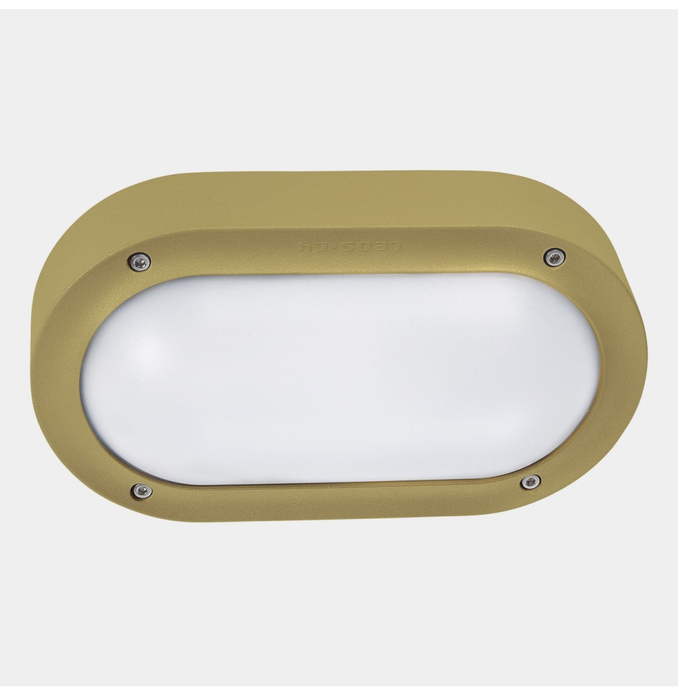 LedsC4 - Aplique IP66 BASIC LED 6.7W SW 2700-3200-4000K ON-OFF oro 674lm LedsC4 - Aplique IP66 BASIC LED 6.7W SW 2700-3200-4000K ON-OFF oro 674lm