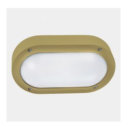 LedsC4 - Aplique IP66 BASIC LED 6.7W SW 2700-3200-4000K ON-OFF oro 674lm