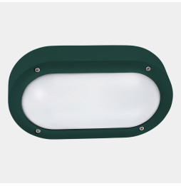 LedsC4 - Aplique IP66 BASIC LED 6.7W SW 2700-3200-4000K ON-OFF verde abeto 674lm