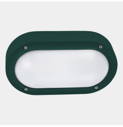 LedsC4 - Aplique IP66 BASIC LED 6.7W SW 2700-3200-4000K ON-OFF verde abeto 674lm