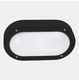 LedsC4 - Aplique IP66 BASIC LED 6.7W SW 2700-3200-4000K ON-OFF negro 674lm