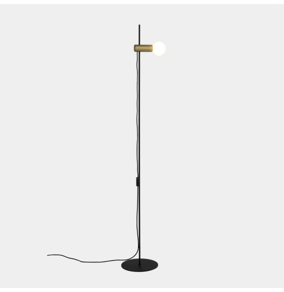 LedsC4 - Luminaria pie de salón Nude E27 15W negro