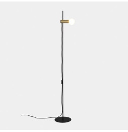 LedsC4 - Luminaria pie de salón Nude E27 15W negro