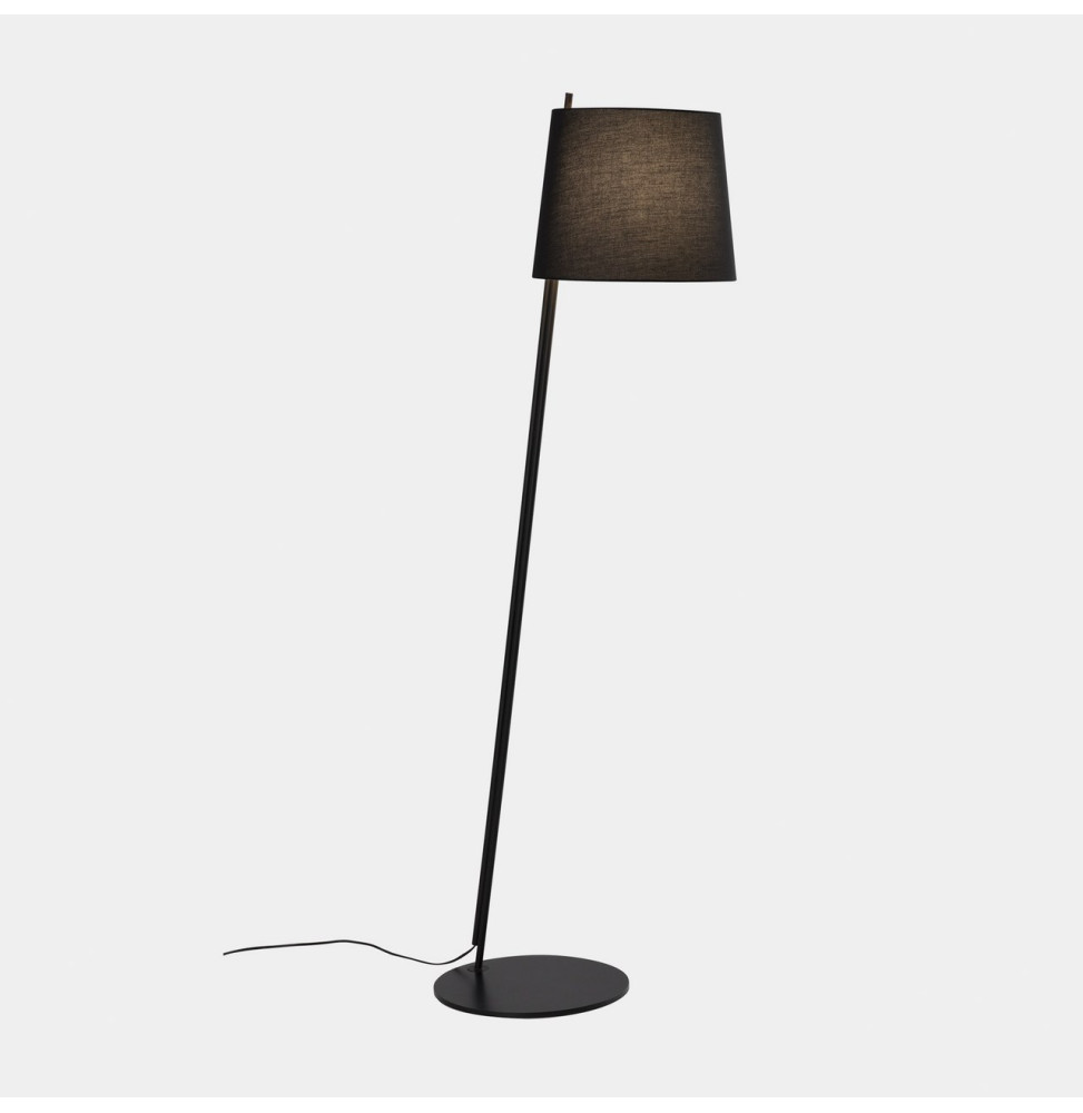 LedsC4 - Luminaria pie de salón CLIP E27 15W negro