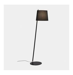 LedsC4 - Luminaria pie de salón CLIP E27 15W negro