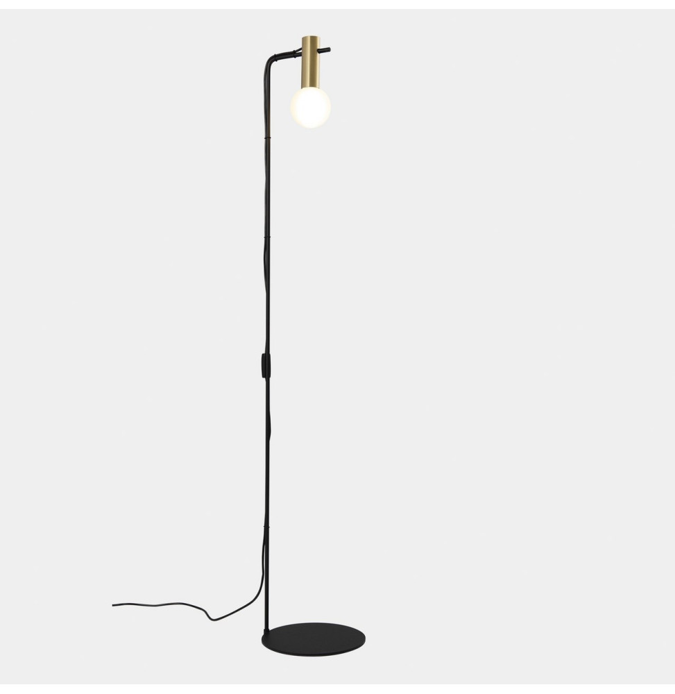 LedsC4 - Luminaria pie de salón Nude E27 15W negro