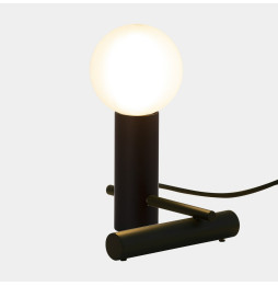 LedsC4 - Luminaria sobremesa Nude E27 15W negro