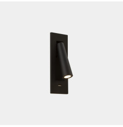 LedsC4 - Luz de lectura GAMMA SR USB LED 2.1W 2700K negro 137lm