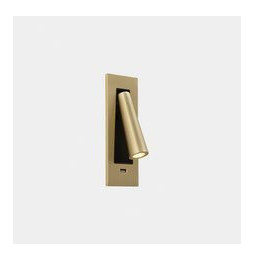 LedsC4 - Luz de lectura GAMMA SR USB LED 2.1W 2700K oro mate 137lm