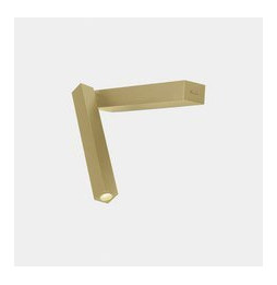 LedsC4 - Luz de lectura HALL LED 2W 2700K oro mate 150lm