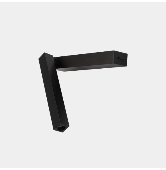LedsC4 - Luz de lectura HALL LED 2W 2700K negro 150lm