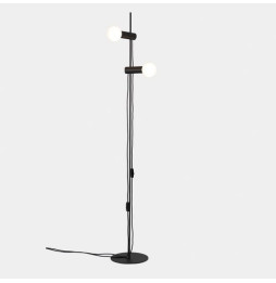 LedsC4 - Luminaria pie de salón Nude E27 E27 30W negro