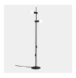 LedsC4 - Luminaria pie de salón Nude E27 E27 30W negro
