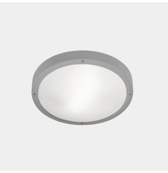 LedsC4 - Plafón IP66 BASIC LED 11.7W 2700K gris 1269lm