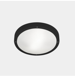 LedsC4 - Plafón IP66 BASIC E27 15W negro