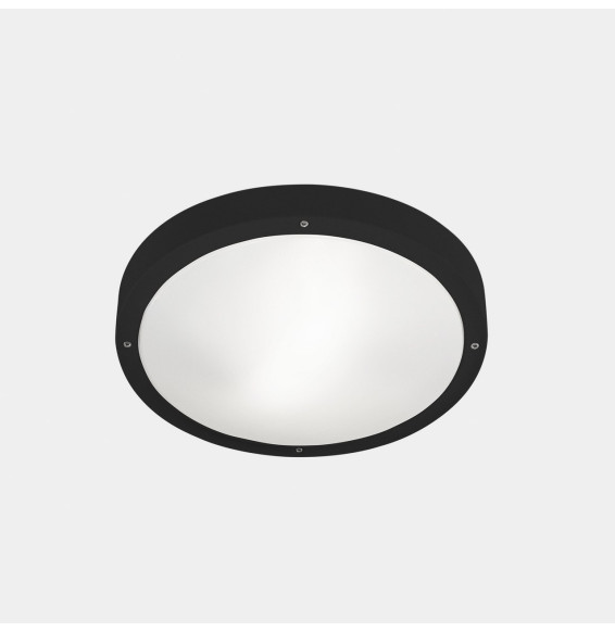LedsC4 - Plafón IP66 BASIC E27 15W negro