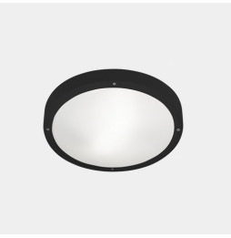 LedsC4 - Plafón IP66 BASIC E27 15W negro