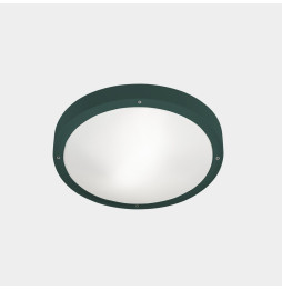LedsC4 - Plafón IP66 BASIC E27 15W verde abeto