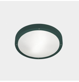 LedsC4 - Plafón IP66 BASIC E27 15W verde abeto