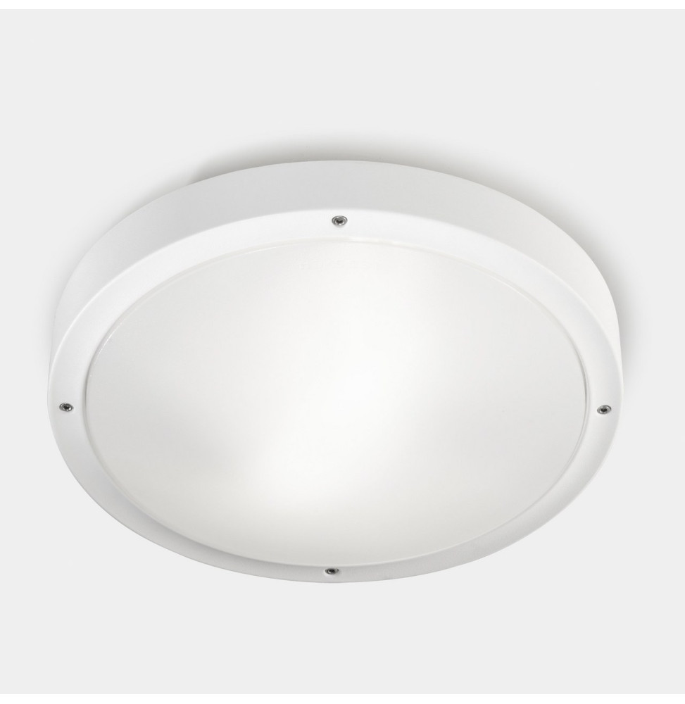 LedsC4 - Plafón IP66 BASIC E27 E27 15, 15W blanco LedsC4 - Plafón IP66 BASIC E27 E27 15, 15W blanco