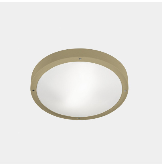 LedsC4 - Plafón IP66 BASIC E27 15W oro