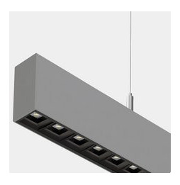 LedsC4 - Sistema lineal Infinite Pro 1136mm Up&Down Opticell 14.2, 26.1W 3000-4000K CRI 90 ON-OFF gris IP40 6084lm