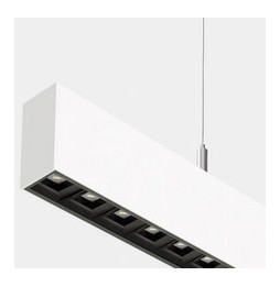 LedsC4 - Sistema lineal Infinite Pro 1136mm Up&Down Opticell 14.2, 26.1W blanco neutro 4000K CRI 90 DALI-2/PUSH blanco IP40 6342
