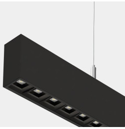 LedsC4 - Sistema lineal Infinite Pro 1136mm Up&Down Opticell 29.3, 26.1W blanco cálido 3000K CRI 90 negro IP40 7994lm