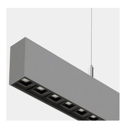 LedsC4 - Sistema lineal Infinite Pro 1136mm Up&Down Opticell 29.3, 26.1W 3000-4000K CRI 90 ON-OFF gris IP40 8252lm