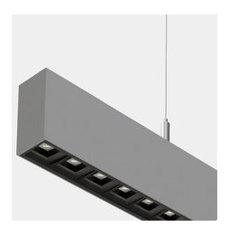 LedsC4 - Sistema lineal Infinite Pro 1136mm Up&Down Opticell 29.3, 26.1W 3000-4000K CRI 90 DALI-2/PUSH gris IP40 7994lm