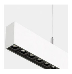 LedsC4 - Sistema lineal Infinite Pro 1136mm Up&Down Opticell 21.3, 25.3W TW 2700K-6500K CRI 80 DALI DT8 blanco IP40 6510lm
