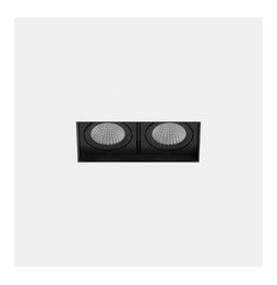 LedsC4 - Downlight MULTIDIR TRIMLESS SMALL DOUBLE 21.4W blanco neutro 4000K CRI 90 61.9º Casambi negro IN IP20 / OUT IP54 2320lm