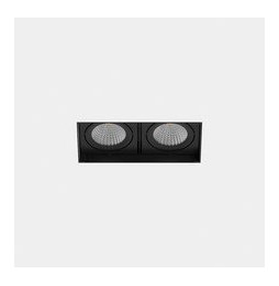 LedsC4 - Downlight MULTIDIR TRIMLESS SMALL DOUBLE 21.4W blanco neutro 4000K CRI 90 61.9º negro IN IP20 / OUT IP54 2320lm
