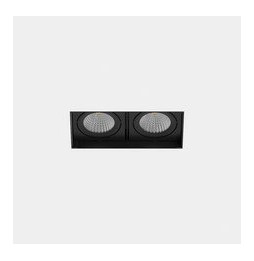 LedsC4 - Downlight MULTIDIR TRIMLESS SMALL DOUBLE 21.4W blanco cálido 3000K CRI 90 24.5º Casambi negro IN IP20 / OUT IP54 2288lm