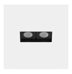 LedsC4 - Downlight MULTIDIR TRIMLESS SMALL DOUBLE 21.4W blanco neutro 4000K CRI 90 24.5º negro IN IP20 / OUT IP54 2320lm